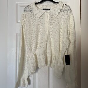 Brand new! Eloquii cream sweater - so soft!
